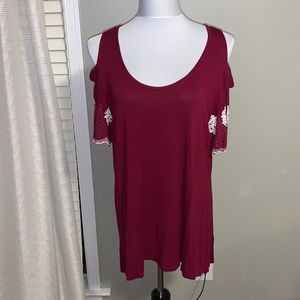 ECLA cold shoulder blouse